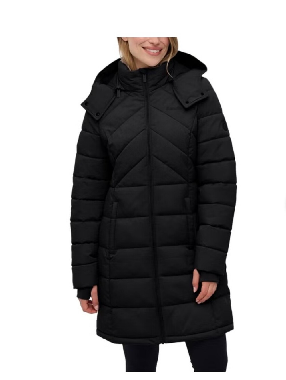 Bench. Women's Long Puffer Jacket, Nwt